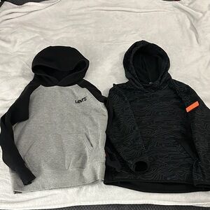 Levi’s and Carter Youth Hoodies.